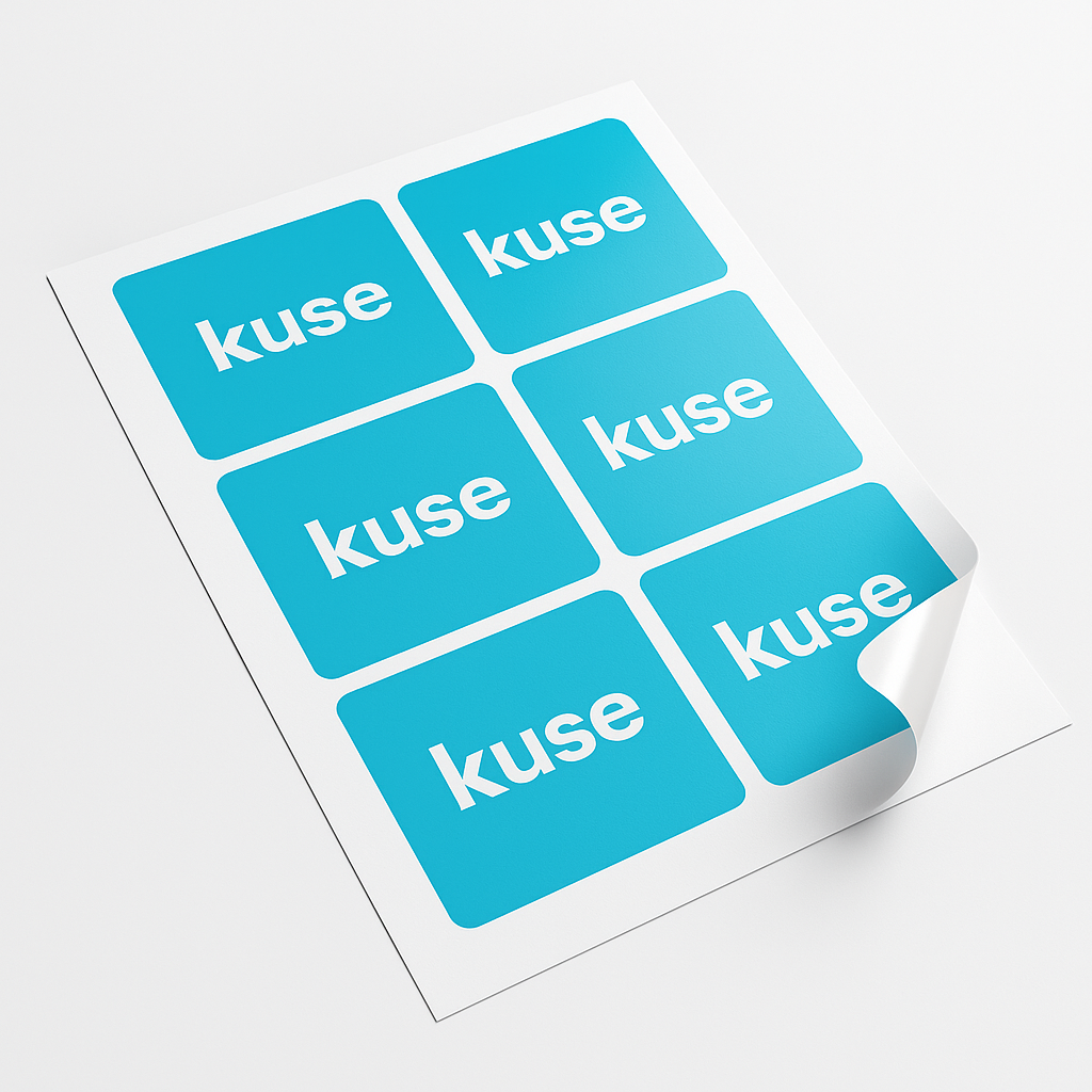 Kuşe Sticker / Etiket