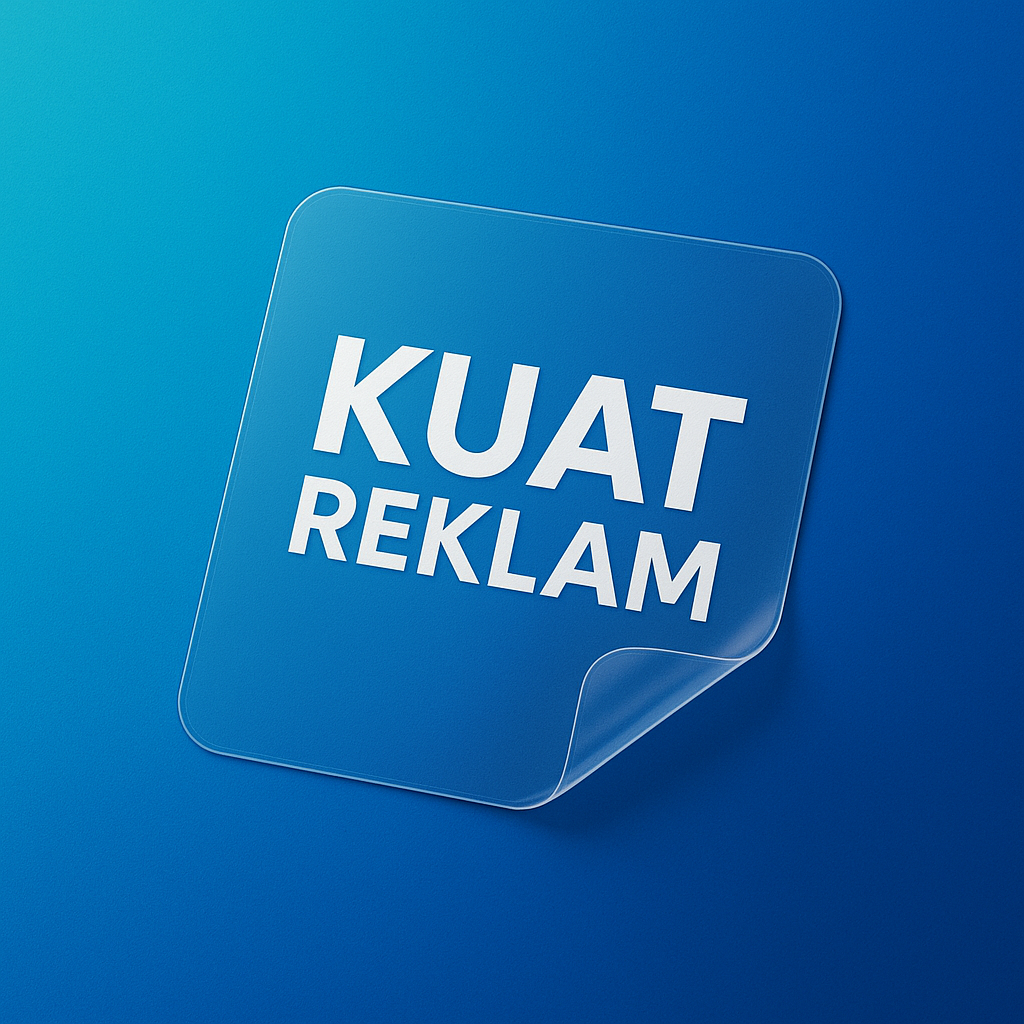 Şeffaf Sticker / Etiket