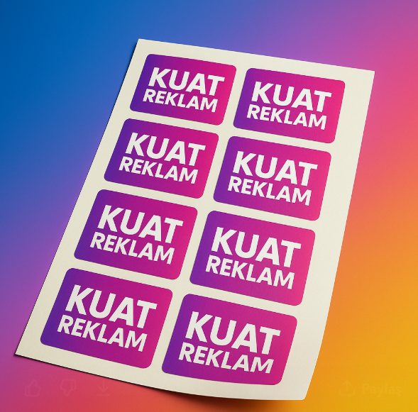 Hazır Tabaka Sticker / Etiket